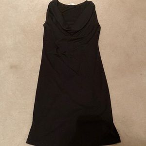 Perfect for casual, office to night! Susana Monaco front drape black mini